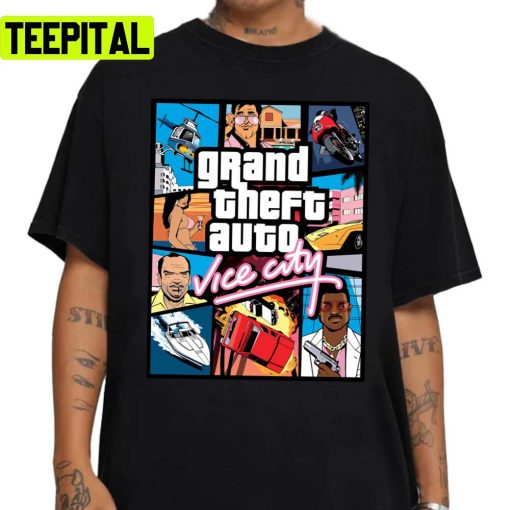 Grand Theft Auto Vice City Shirt Vice City Game Shirt Unisex Sweatshirt