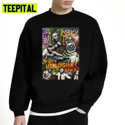 Headshot Dead Leon Edwards Graffiti Painting By 4658 Unisex Sweatshirt