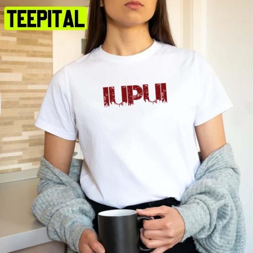 Iupui Red Logo Unisex Sweatshirt