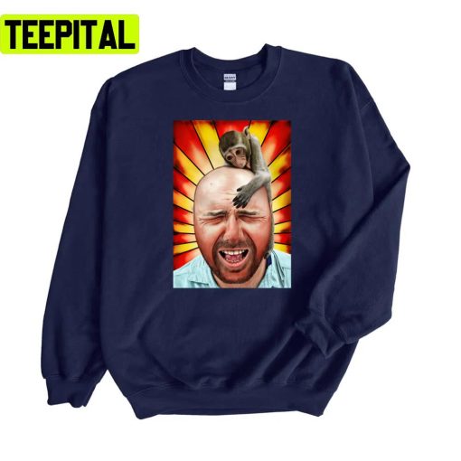 Karl Pilkington And The Monkey Unisex Sweatshirt