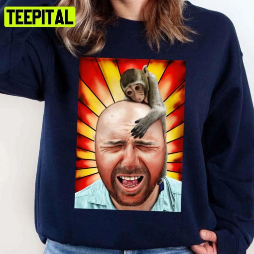 Karl Pilkington And The Monkey Unisex Sweatshirt