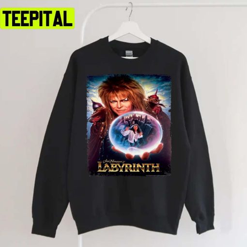 Labyrinth Ball Jareth 1986 Halloween Movies Unisex Sweatshirt