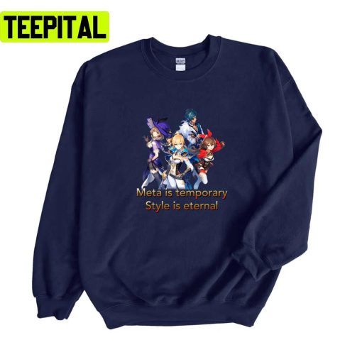 Meta Vs Style Genshin Impact Garnet Unisex Sweatshirt