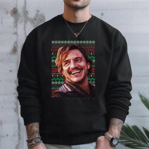 Nicolas Cage Pedro Pascal Meme Part 2 Ugly Xmas Sweater Unisex T-Shirt