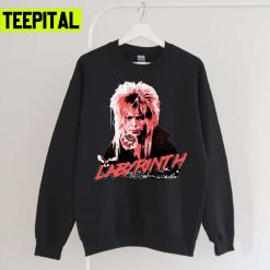 Original Labyrinth Poster, Labyrinth Print, Jareth The Goblin King, David Bowie Print T Shir Unisex Sweatshirt