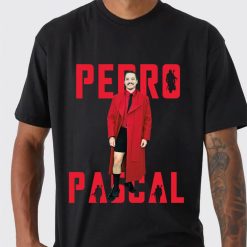 Pedro Pascal In Iconic Red Met Gala Unisex T-Shirt