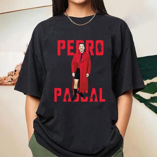 Pedro Pascal In Iconic Red Met Gala Unisex T-Shirt