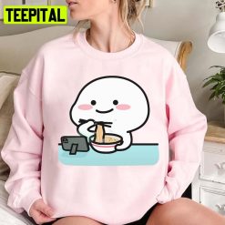 Quby Iconic Eating Noodles Unisex Sweatshirt