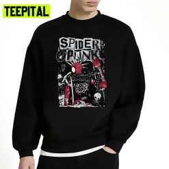 Retro Spider Punk Into Spiderverse Unisex Sweatshirt