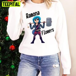 Scott Pilgrim Takes Off Sp Ramona Flowers Unisex Sweatshirt