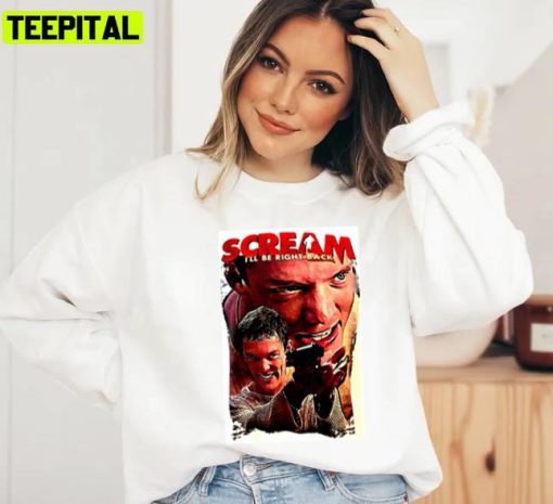 Scream Stu Picture Art Matthew Lillard Unisex Sweatshirt