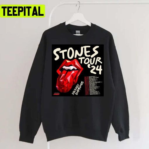 Sticky Fingers Angry 7 Exile Main Hackney Diamonds Unisex Sweatshirt