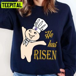 He Has Risen Doughboy Pillsbury Yellow Unisex Sweatshirt