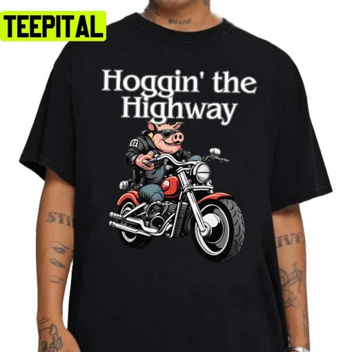 Hoggin The Highway Hog Style Unisex Sweatshirt