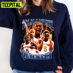 Immanuel Quickley Vintage Retro 90’s Tee Basketball Player Immanuel Quickley Vintage Tee Shi Unisex Sweatshirt