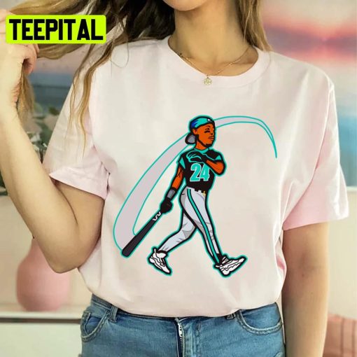 Ken Griffey Jr Vintage Art Unisex T-Shirt