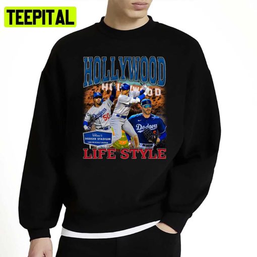 Los Angeles Dodgers Shohei Ohtani Hollywood Lifestyle Unisex Sweatshirt