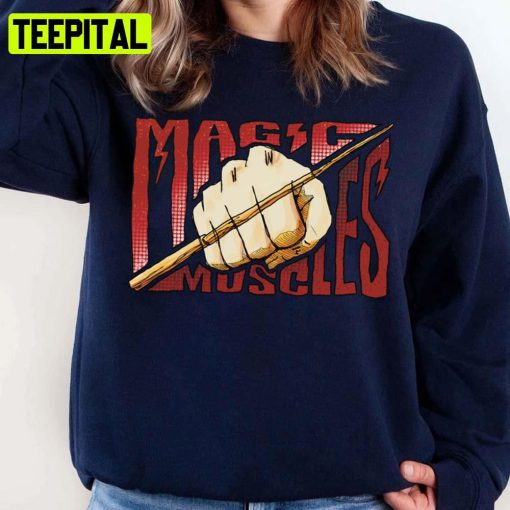 Mashle Magic And Muscles Mash Fist X Wand Cool Unisex T-Shirt