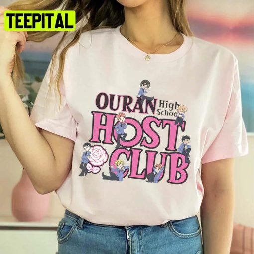 Ouran High School Host Club Font Pose Unisex T-Shirt