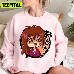 Rurouni Kenshin Cute Chibi Unisex T-Shirt