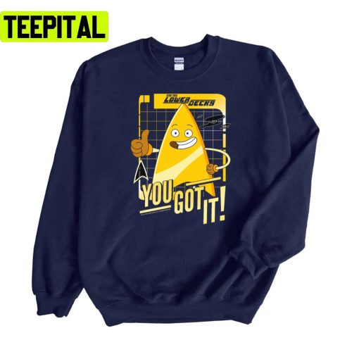 Star Trek Lower Decks Badgey Inspirational Poster 1 Unisex Sweatshirt