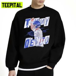 Tommy Devito New York G Pose Wht Football Unisex Sweatshirt