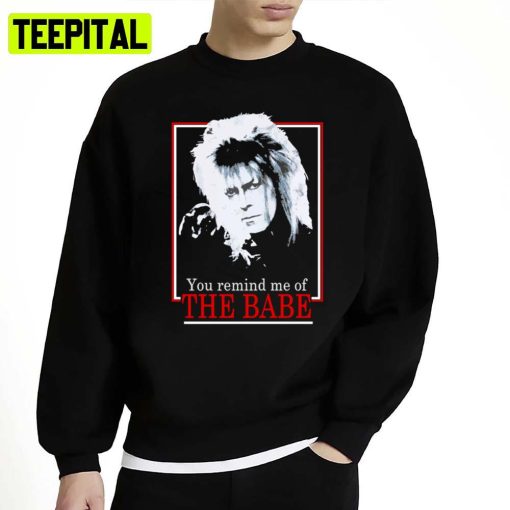 Womens Labyrinth Retro You Remind Me Of The Babe Unisex Sweatshirt