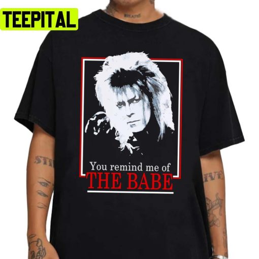 Womens Labyrinth Retro You Remind Me Of The Babe Unisex Sweatshirt