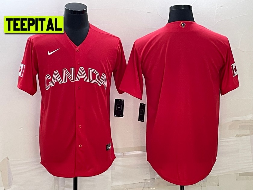 Canada Red 2023 World Baseball Classic Jersey