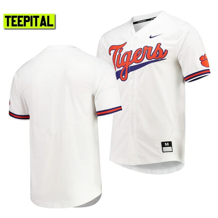 Clemson Tigers College Baseball White Elite Jersey