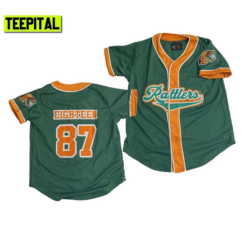 Florida A&M Rattlers College Baseball Green Tones of Melanin Jersey