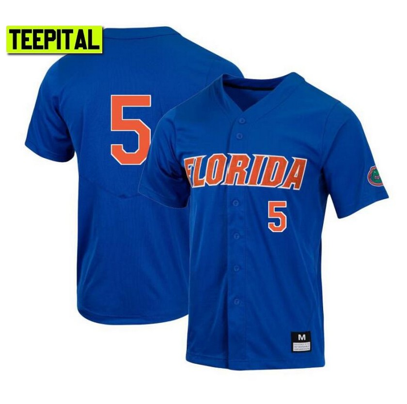 Florida Gators Colby Halter Royal College Baseball Jersey