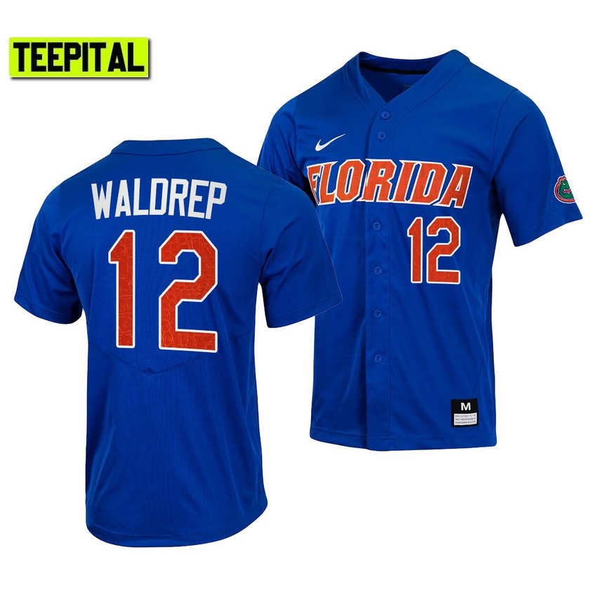 Florida Gators Hurston Waldrep Royal College Baseball Jersey