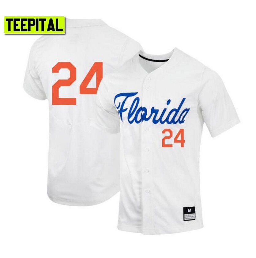 Florida Gators Josh Rivera White College Baseball Jersey