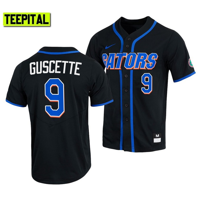 Florida Gators Mac Guscette College Baseball Jersey Black