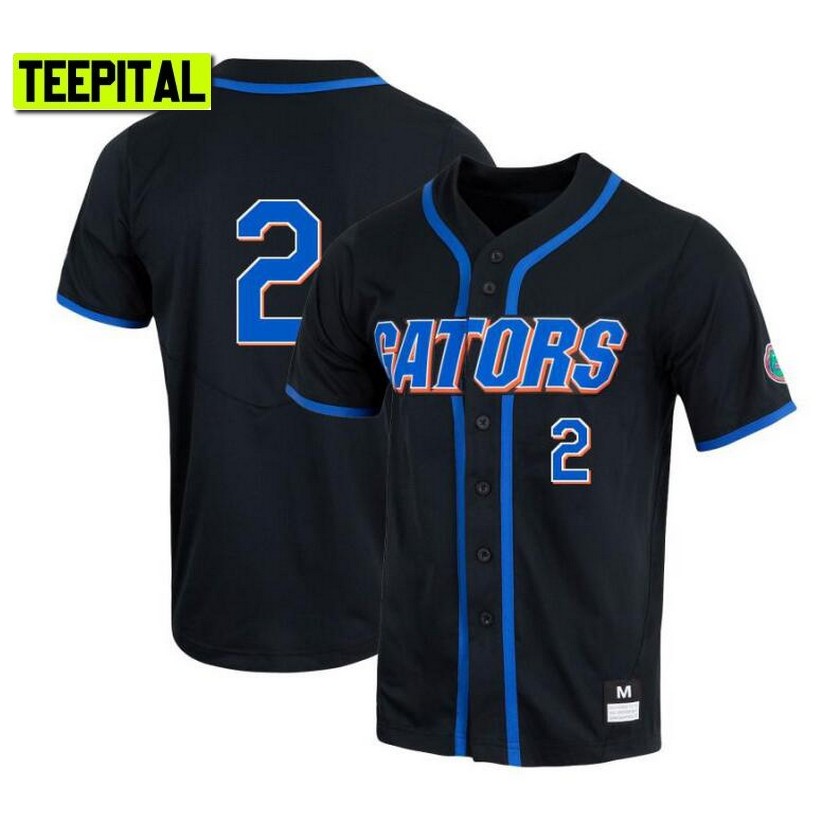 Florida Gators Ty Evans Black College Baseball Jersey